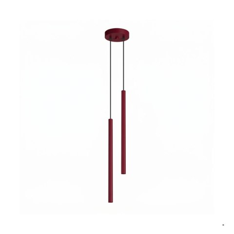 Sollux Lighting Lampa wisząca PASTELO 2 burgund