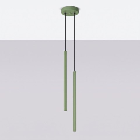 Sollux Lighting Lampa wisząca PASTELO 2 szałwiowa