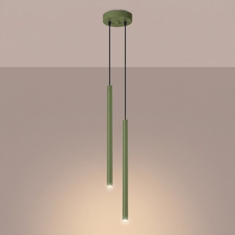 Sollux Lighting Lampa wisząca PASTELO 2 szałwiowa
