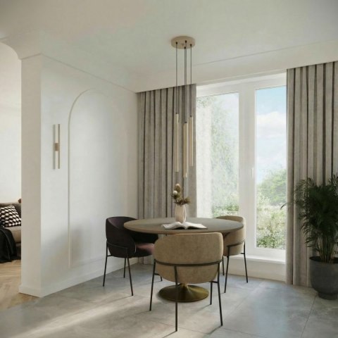 Sollux Lighting Lampa wisząca PASTELO 2 taupe