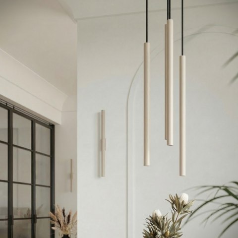 Sollux Lighting Lampa wisząca PASTELO 2 taupe