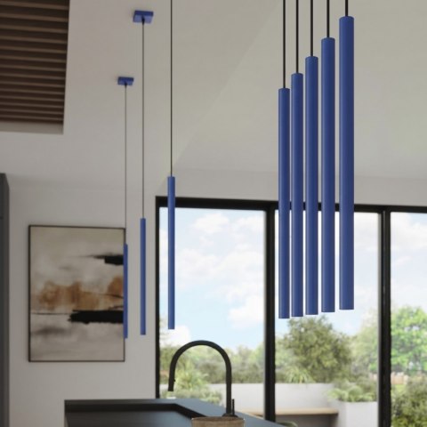 Sollux Lighting Lampa wisząca PASTELO 2 ultramaryna