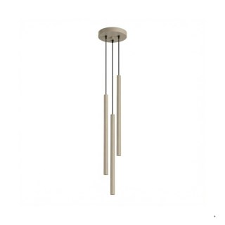 Sollux Lighting Lampa wisząca PASTELO 3P taupe