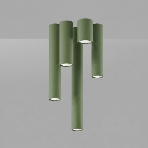 Sollux Lighting Plafon LAGOS 20 zielona oliwka