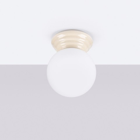 Sollux Lighting Plafon ZORI beżowy IP44