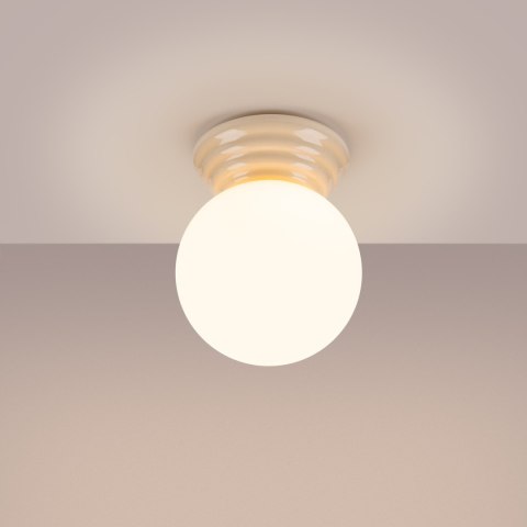 Sollux Lighting Plafon ZORI beżowy IP44