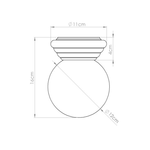 Sollux Lighting Plafon ZORI biały IP44