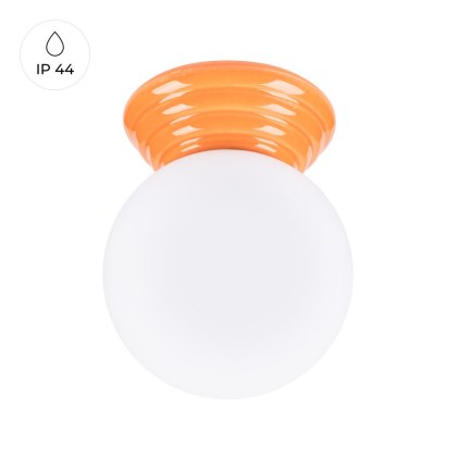 Sollux Lighting Plafon ZORI pomarańczowy IP44