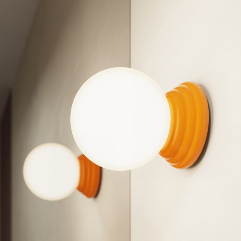 Sollux Lighting Plafon ZORI pomarańczowy IP44