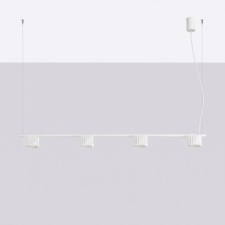 Sollux Lighting Żyrandol AURA 4 biała Gx53