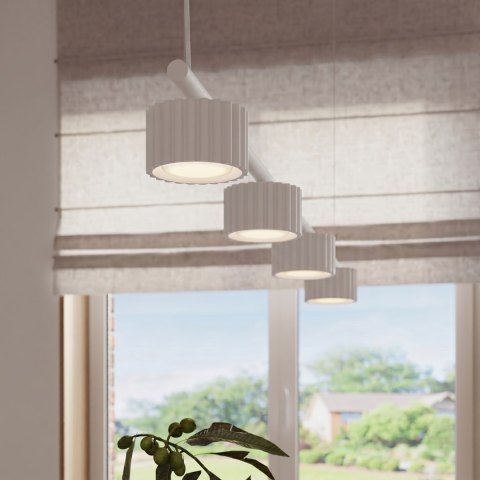 Sollux Lighting Żyrandol AURA 4 biała Gx53