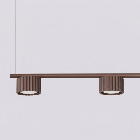 Sollux Lighting Żyrandol AURA 4 brązowa Gx53