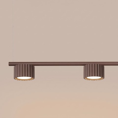 Sollux Lighting Żyrandol AURA 4 brązowa Gx53