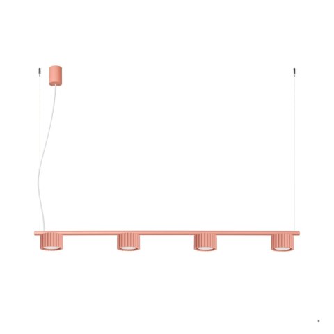Sollux Lighting Żyrandol AURA 4 brzoskwiniowa Gx53