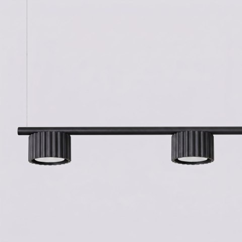 Sollux Lighting Żyrandol AURA 4 czarna Gx53
