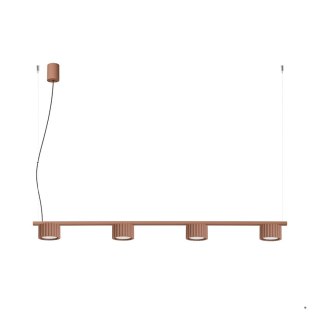 Sollux Lighting Żyrandol AURA 4 mocca Gx53