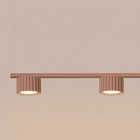 Sollux Lighting Żyrandol AURA 4 mocca Gx53