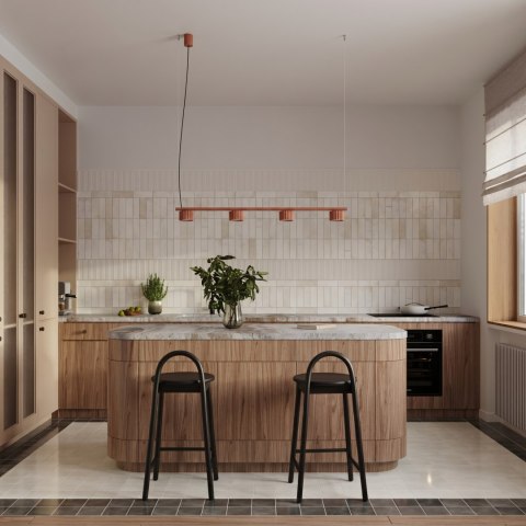 Sollux Lighting Żyrandol AURA 4 ochra czerwona Gx53