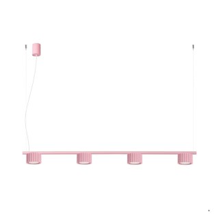 Sollux Lighting Żyrandol AURA 4 różowa Gx53