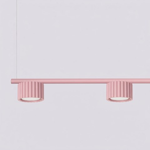 Sollux Lighting Żyrandol AURA 4 różowa Gx53