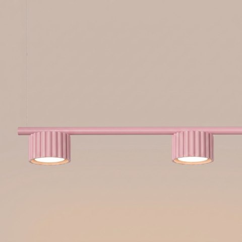 Sollux Lighting Żyrandol AURA 4 różowa Gx53