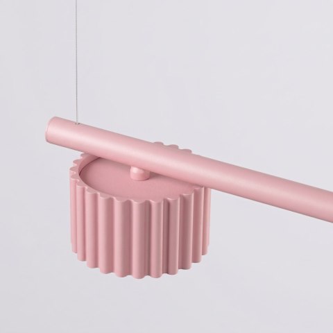 Sollux Lighting Żyrandol AURA 4 różowa Gx53