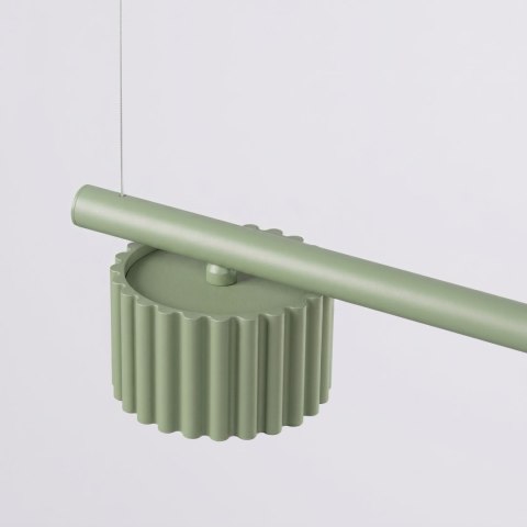 Sollux Lighting Żyrandol AURA 4 szałwiowa Gx53