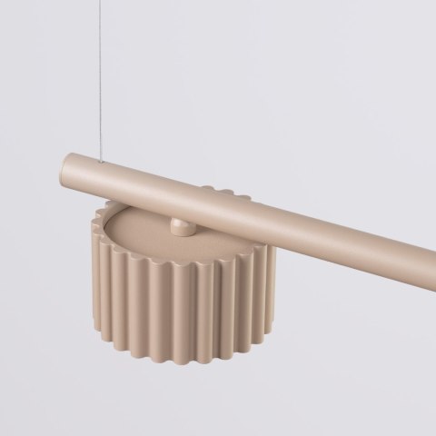 Sollux Lighting Żyrandol AURA 4 taupe Gx53