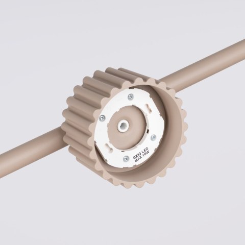 Sollux Lighting Żyrandol AURA 4 taupe Gx53