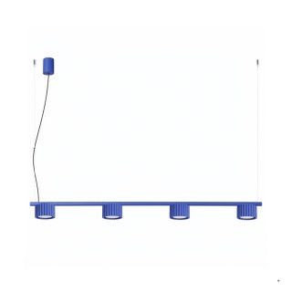 Sollux Lighting Żyrandol AURA 4 ultramaryna Gx53