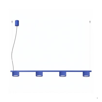 Sollux Lighting Żyrandol AURA 4 ultramaryna Gx53