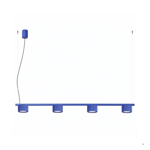 Sollux Lighting Żyrandol AURA 4 ultramaryna Gx53