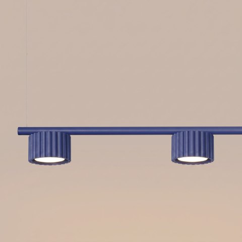 Sollux Lighting Żyrandol AURA 4 ultramaryna Gx53