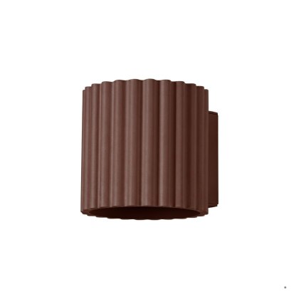 Sollux Lighting Kinkiet AURA brązowy G9