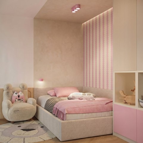 Sollux Lighting Kinkiet AURA różowy Gx53