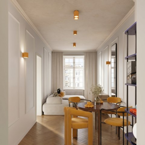 Sollux Lighting Kinkiet AURA żółty G9