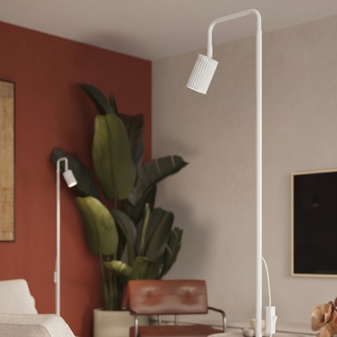Sollux Lighting Lampa podłogowa KARBON 1 biała