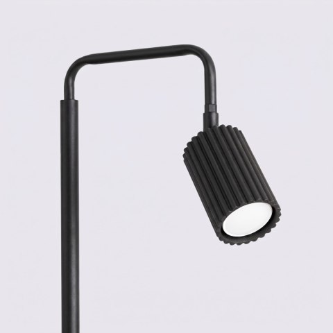 Sollux Lighting Lampa podłogowa KARBON 1 czarna