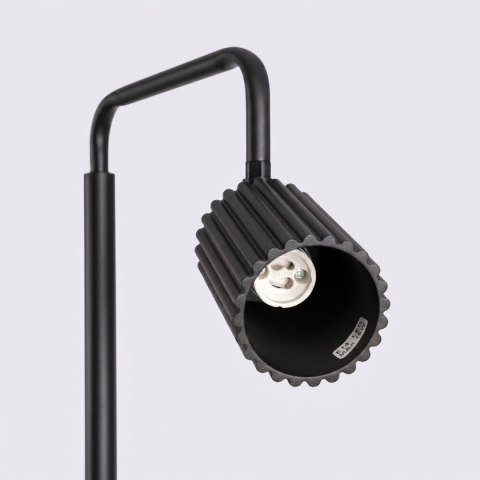 Sollux Lighting Lampa podłogowa KARBON 1 czarna