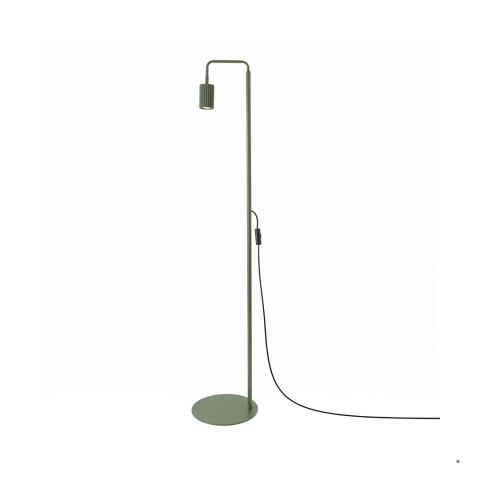 Sollux Lighting Lampa podłogowa KARBON 1 zielona oliwka