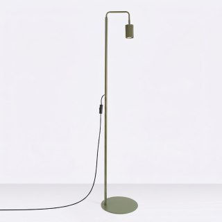 Sollux Lighting Lampa podłogowa KARBON 1 zielona oliwka