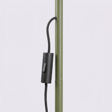 Sollux Lighting Lampa podłogowa KARBON 1 zielona oliwka