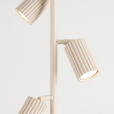 Sollux Lighting Lampa podłogowa KARBON 3 beżowa