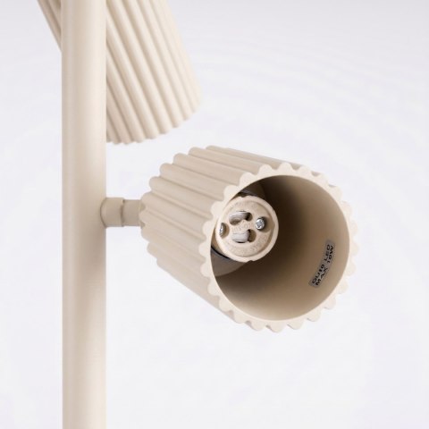Sollux Lighting Lampa podłogowa KARBON 3 beżowa