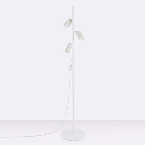 Sollux Lighting Lampa podłogowa KARBON 3 biała