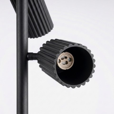 Sollux Lighting Lampa podłogowa KARBON 3 czarna
