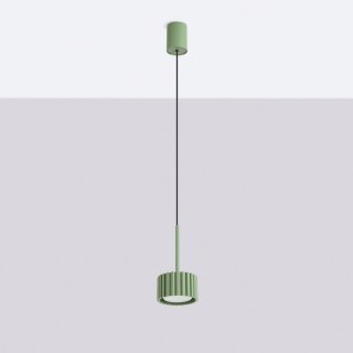 Sollux Lighting Lampa wisząca AURA 1 szałwiowa Gx53