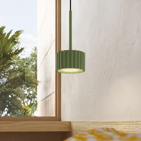Sollux Lighting Lampa wisząca AURA 1 szałwiowa Gx53