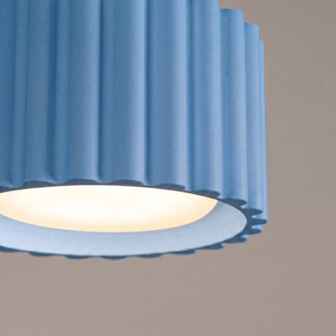 Sollux Lighting Plafon AURA 1 błękitny Gx53