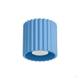 Sollux Lighting Plafon AURA 1 błękitny GU10